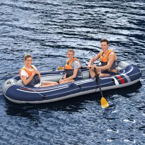 Bestway Barcă gonflabilă Hydro-Force Treck X3, 307x126 cm - Această barcă gonflabilă Treck X3, de la Bestway, este perfectă pentru a pleca într-o excursie de agrement pe un lac liniștit. Material premium: Aceas...