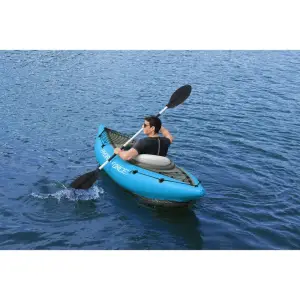 Bestway Caiac gonflabil pentru 1 persoană Hydro-Force - Bucurați-vă de relaxarea unei zile plăcute de vară pe apă, cu acest caiac de agrement Hydro-Force, de la Bestway. Caiac sigur: Construcția din PVC ofe...