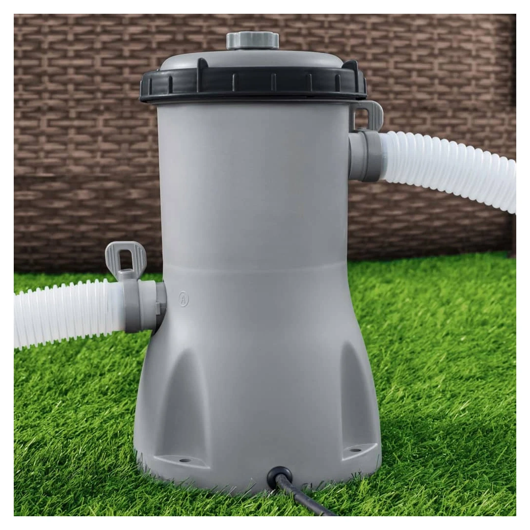 Bestway Pompă de filtrare piscină Flowclear, 3028 L/h - Această pompă de filtrare pentru piscină Flowclear, de la Bestway, asigură o circulație a apei rapidă și eficace, pentru a menține curată apa din pisc...