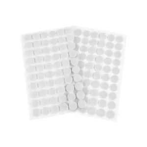 Set complet 60 buline arici autoadezive Crisalida, puf si scai, 15 mm, Transparent - 