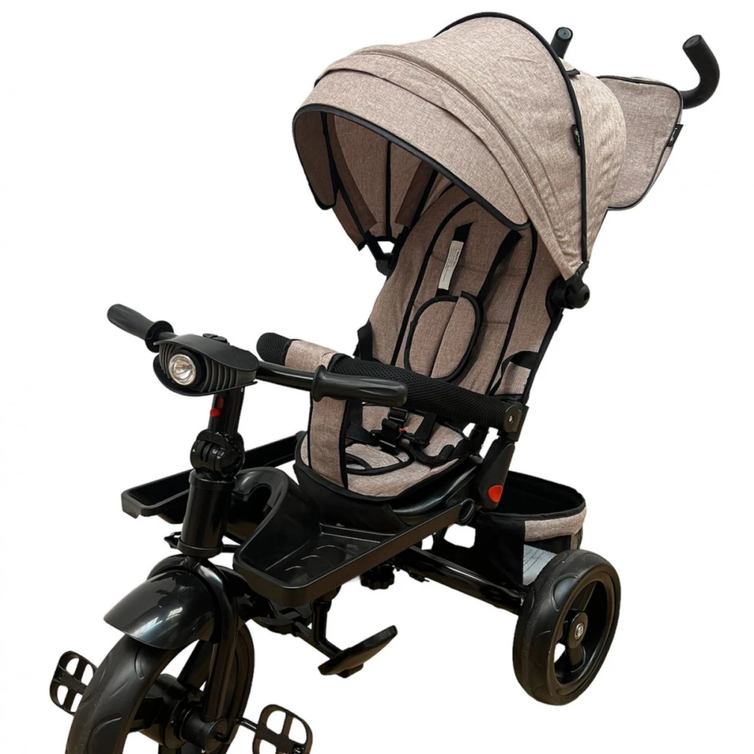 Tricicleta copii ,cu pozitie de somn, scaun rotativ, muzica si lumini, SL02, - Tricicleta copii ,cu pozitie de somn, scaun rotativ, muzica si lumini