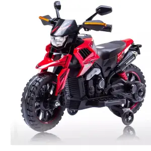 Motocicleta electrica enduro pentru copii ,, 2-5 ani, CWT, rosu - 
