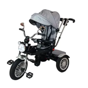 Tricicleta copii, cu scaun rotativ, pozitie de somn si roti cauciuc, max 25 kg, - Tricicleta copii, cu scaun rotativ, pozitie de somn si roti cauciuc, max 25 kg,