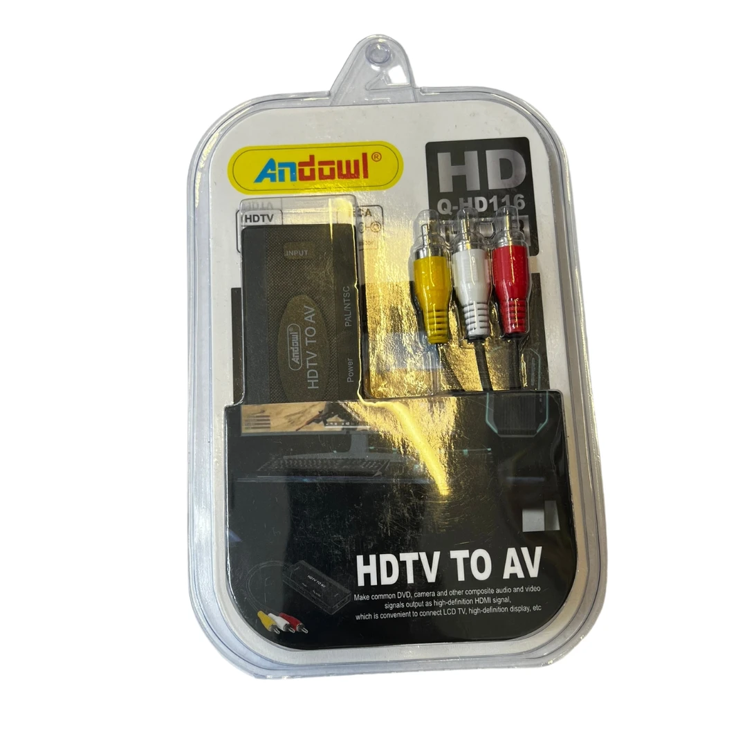 Adaptor Hdmi Av, Alimentare Micro USB cu Sunet, Negru - 