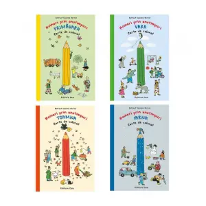 Set de 4 cărți de colorat: HOINARI PRIN ANOTIMPURI - 