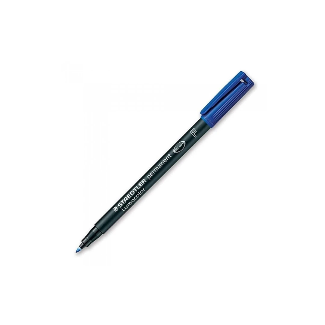 Marker permanent LUMOCOLOR 0.6mm Albastru - 
