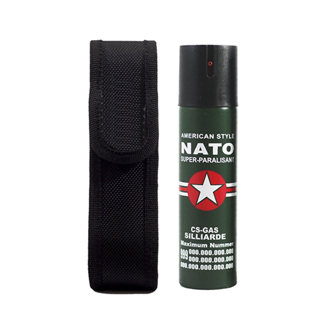 Spray paralizant de autoaparare, IdeallStore®, Nato Defence, propulsie jet, 60 ml - 