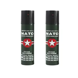 Set 2 sprayuri paralizante IdeallStore®, NATO Defence, 60 ml, verde - 
