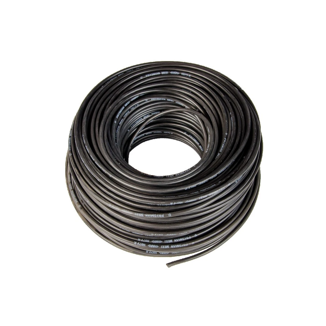 Cablu ignifug, 3x2,5mm, negru, RCEYY-J3X2.5M-100-EYY-J 3X2.5 RE 0,6/1KV (CYY-F, NYY), colac 100m - 