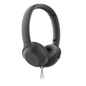 Casti Audio On-Ear Philips, TAUH201BK/00, cu fir, Microfon, Negru - 