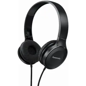 Casti Audio On Ear pliabile Panasonic RP-HF100E-K, Cu fir, Negru - 