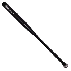 Bata de baseball IdeallStore®, Home Run, aluminiu, 80 cm, negru - 