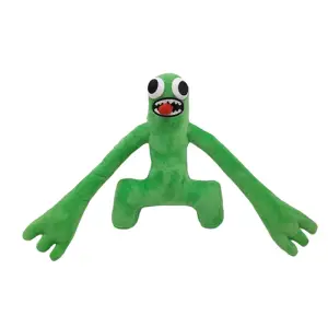 Jucarie de plus IdeallStore® Rainbow Friends Roblox, Green Monster, 24 cm, verde - 