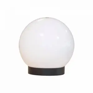 Glob alb, pentru exterior, culoare dublata, 200 mm, alb, cu suport, C-NF1801.20A, smartsistem - 