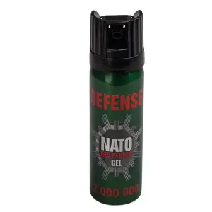 Spray cu piper rosu IdeallStore®, Nato Defense, gel, auto-aparare, 50 ml, verde - 