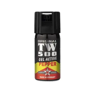 Spray cu piper IdeallStore®, TW-500, gel, auto-aparare, 40 ml, negru - 