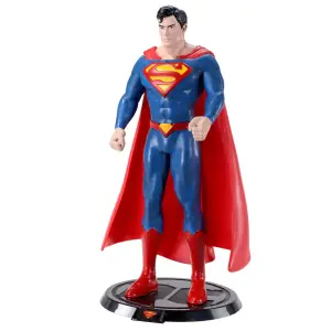 Figurina articulata IdeallStore®, Superman Man of Steel, 18 cm, stativ inclus - 