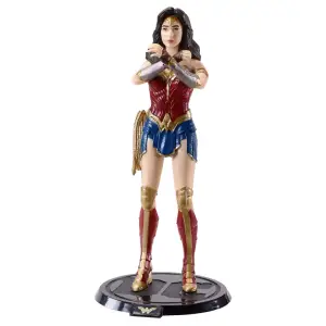 Figurina articulata de colectie Wonder Woman, Amazonian Princess, 18 cm, rosu, stativ inclus - 