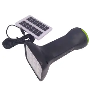Lanterna LED IdeallStore®, Solar Friendly, reincarcabila, 2 moduri iluminare, panou solar inclus - 