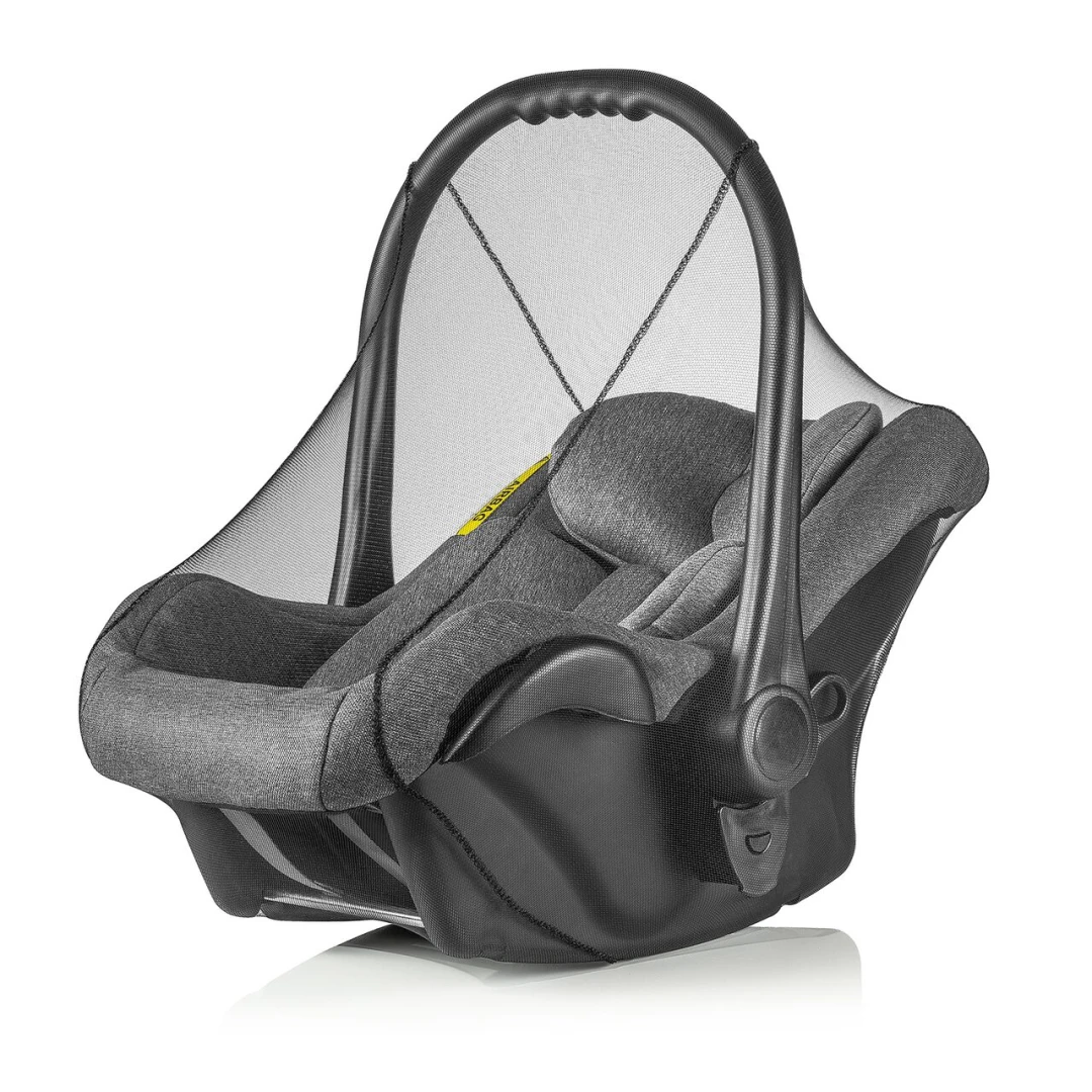 Plasa de insecte pentru scoica si scaun auto bebelusi, protectie tantari, 0+ luni, neagra, Reer BiteSafe 87011 - 