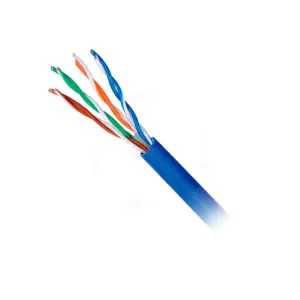 Cablu de retea, UTP, CAT5e, cupru integral, 4X2XAWG24/1, HSEKF424P1, Schrack, rola 305 m - 