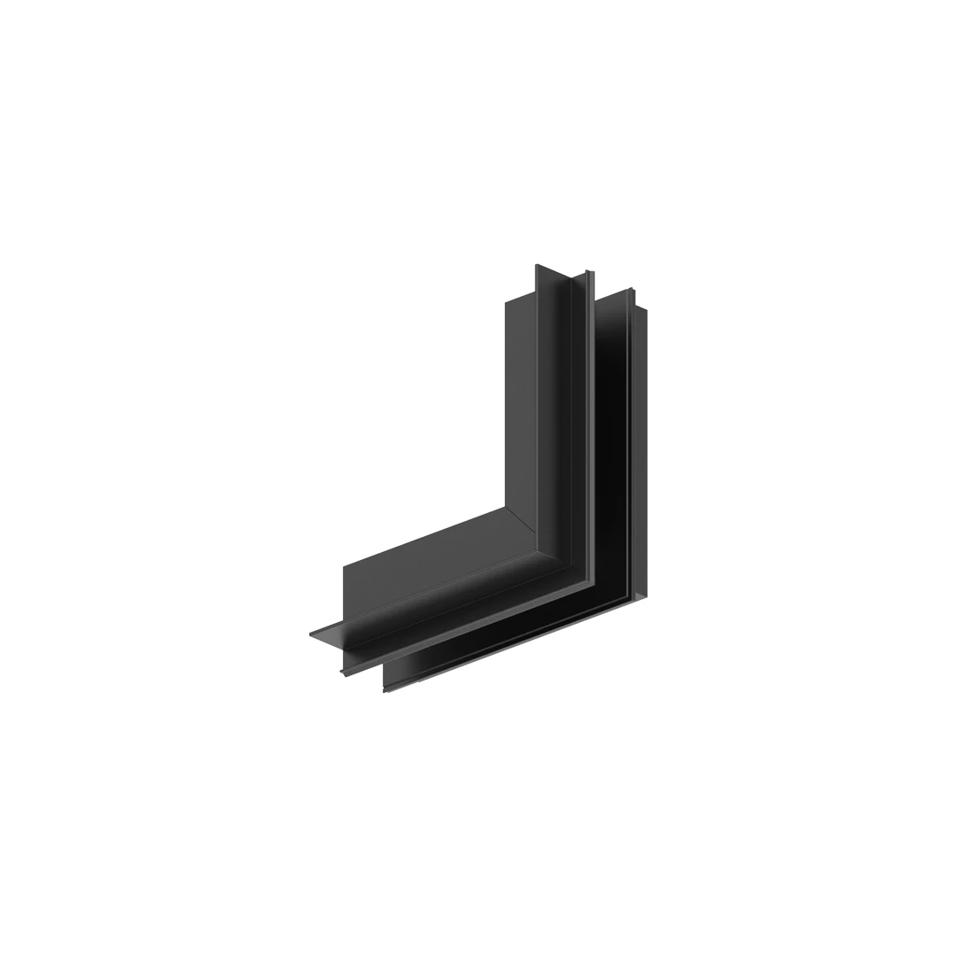 Sina magnetica, colt exterior vertical, rigips, 27.6×52.5mm, negru, BR-BY41-10121, Braytron, smartsystem - 