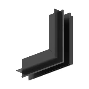 Sina magnetica, colt exterior vertical, rigips, 27.6×52.5mm, negru, BR-BY41-10121, Braytron, smartsystem - 