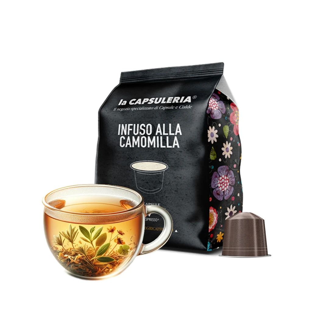 Ceai de Musetel, 100 capsule compatibile Nespresso, La Capsuleria - 