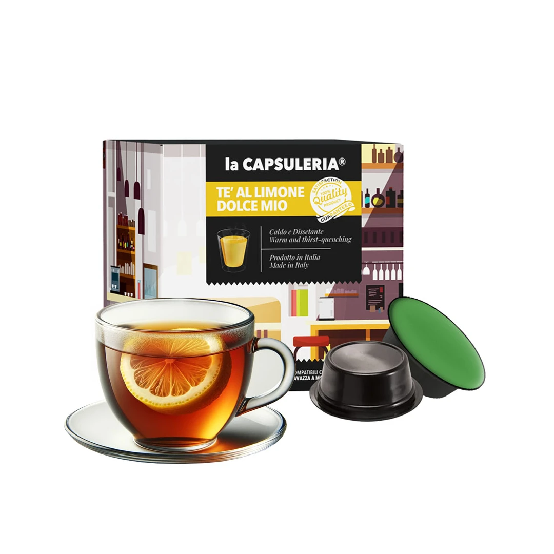 Ceai de Lamaie, 128 capsule compatibile Lavazza®* a Modo Mio®*, La Capsuleria - 