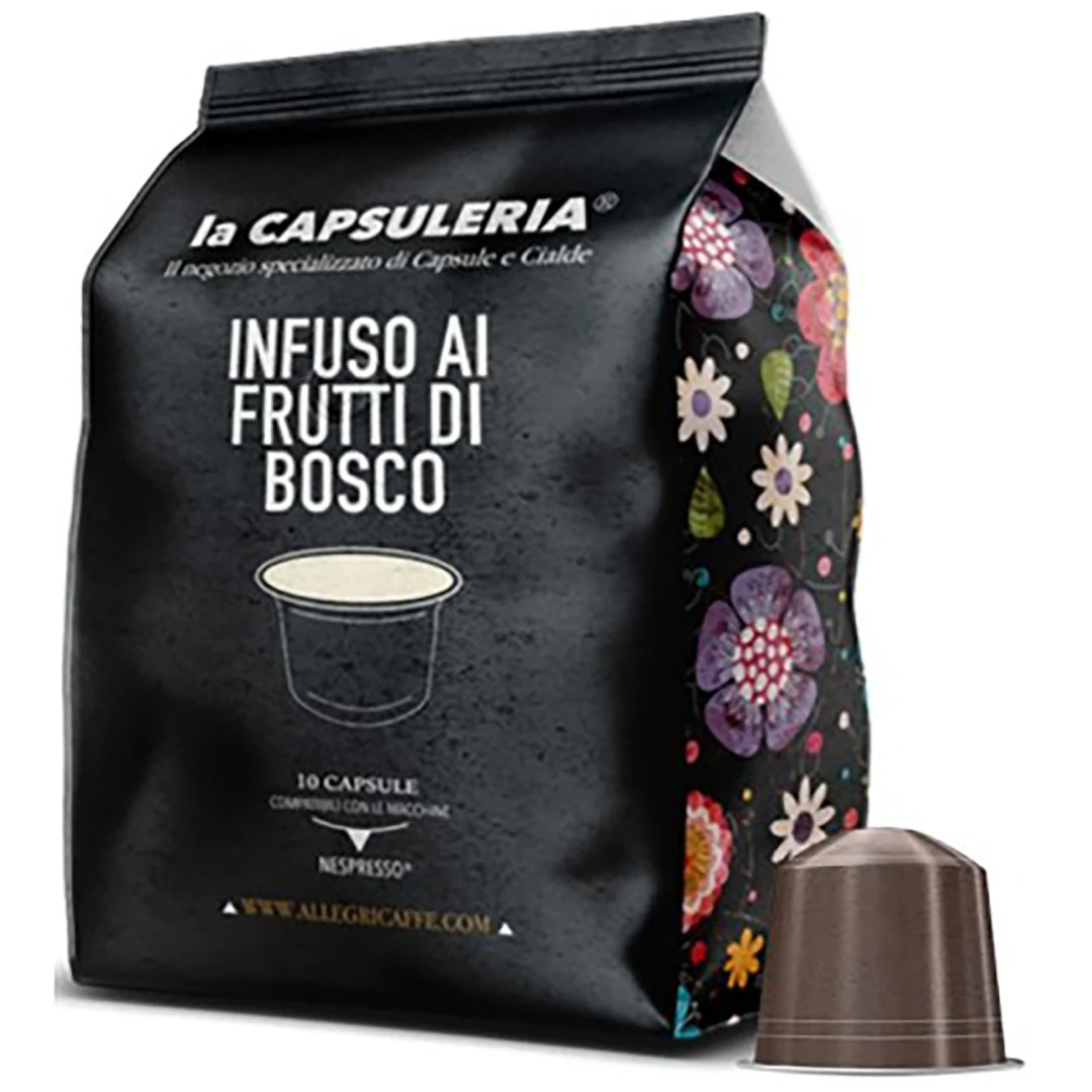 Ceai de Fructe de Padure, 100 capsule compatibile Nespresso, La Capsuleria - 