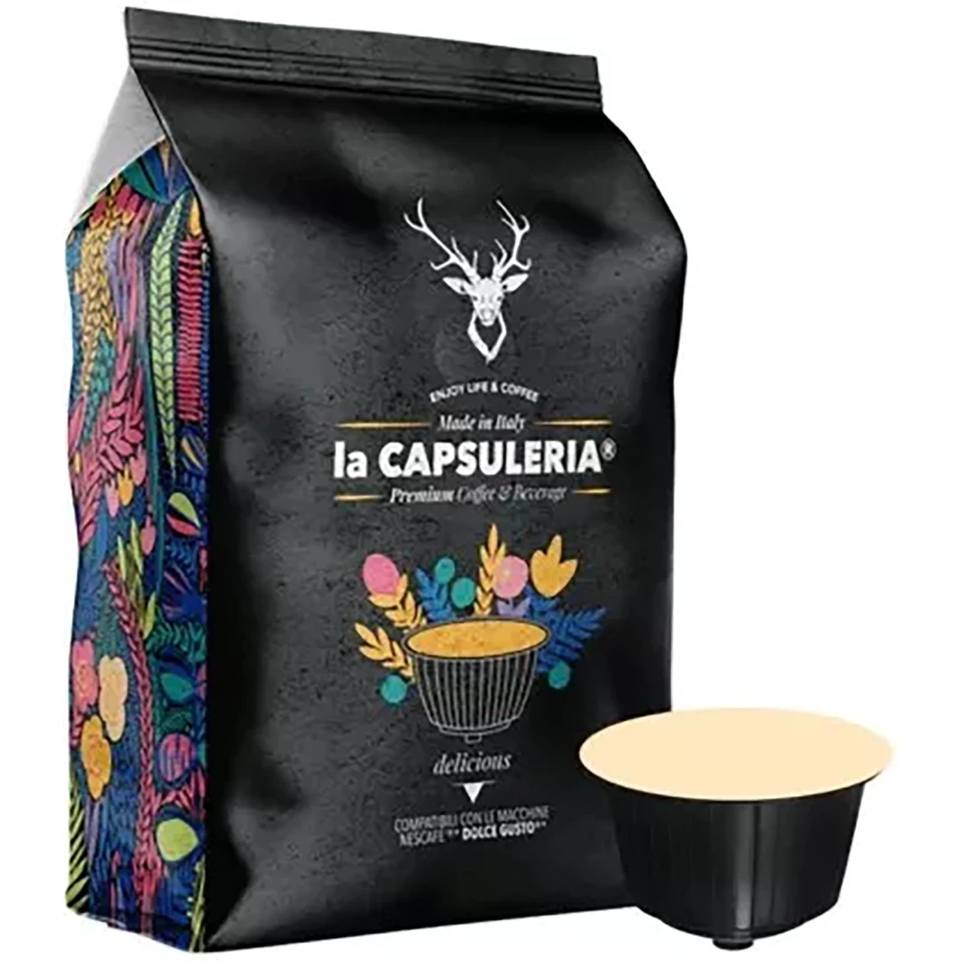 Ceai de Plante Depurativ, 100 capsule compatibile Dolce Gusto, La Capsuleria - 