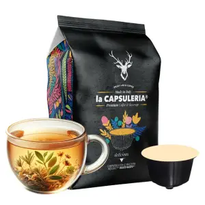 Ceai de Plante Relaxant, 100 capsule compatibile Dolce Gusto, La Capsuleria - 