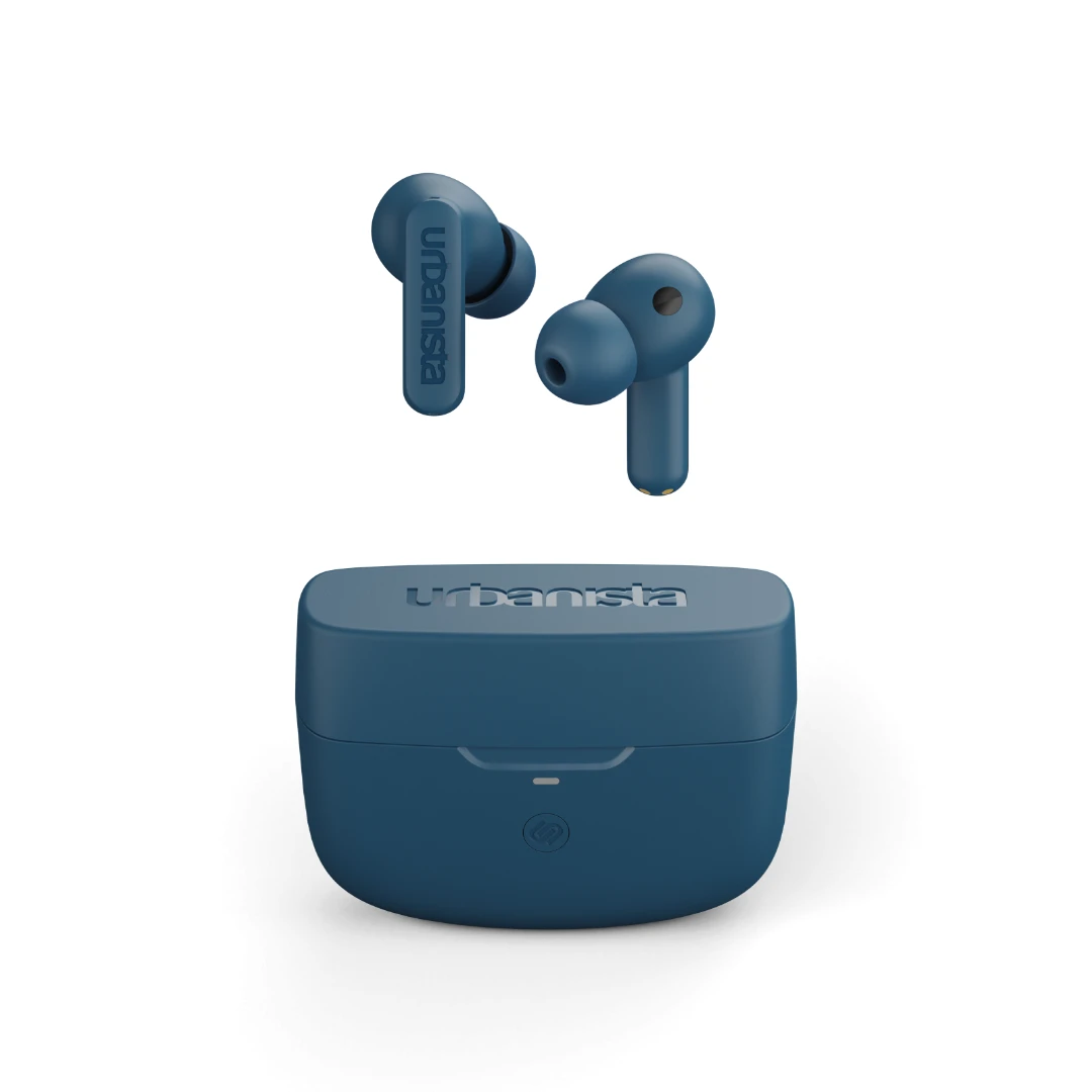 Casti audio In-Ear Urbanista Atlanta, True Wireless, Bluetooth 5.2, Microfon, aplicatie mobila, control tactil, ANC, IPX4, redare pana la 8 ore, incarcare USB-C, albastru - 