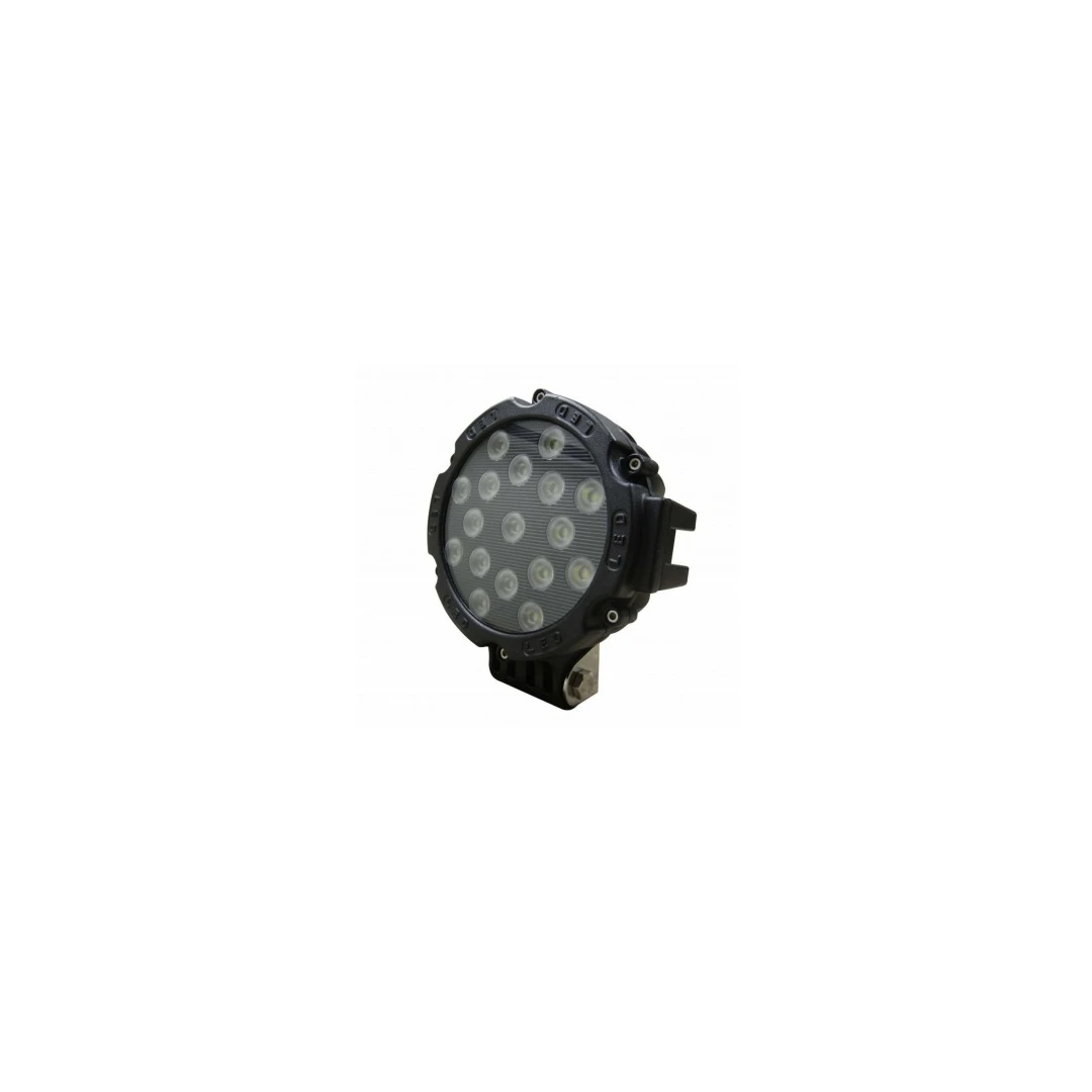 Proiector LED Auto Offroad 51W/12V-24V, 3740 Lumeni, Negru, Spot Beam 30 Grade - 