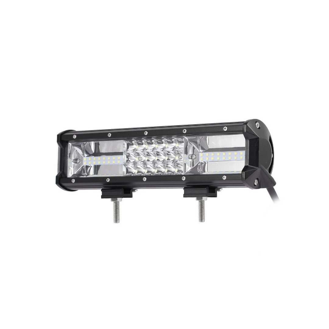 LED Bar Auto 162W, leduri pe 3 randuri, 12V-24V, 11340 Lumeni, 12″/30,5 cm, Combo Beam 12/60 Grade - 
