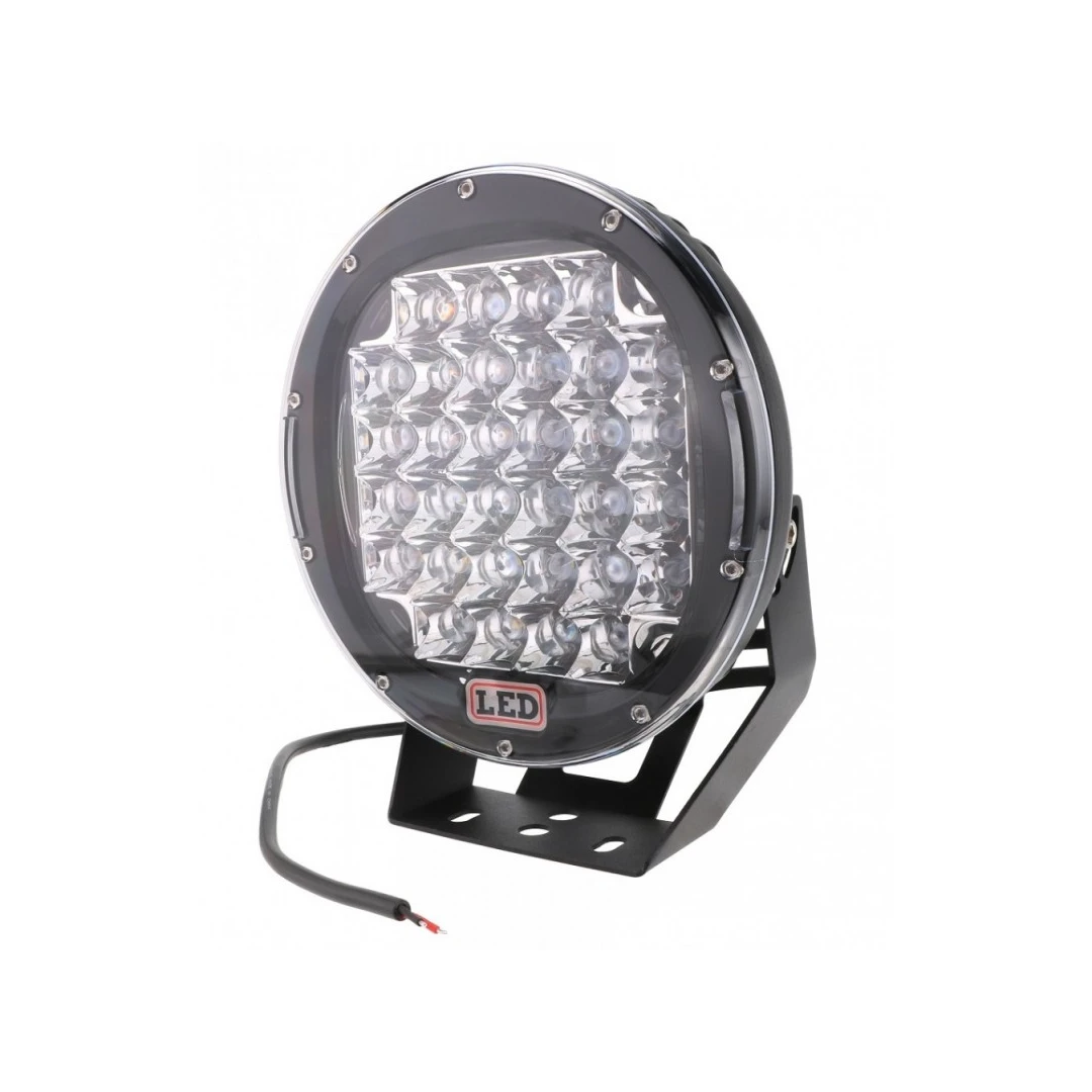 Proiector LED Auto Offroad 96W, 12V-24V, 7200 Lumeni, Rotund, Spot Beam 30 Grade - 