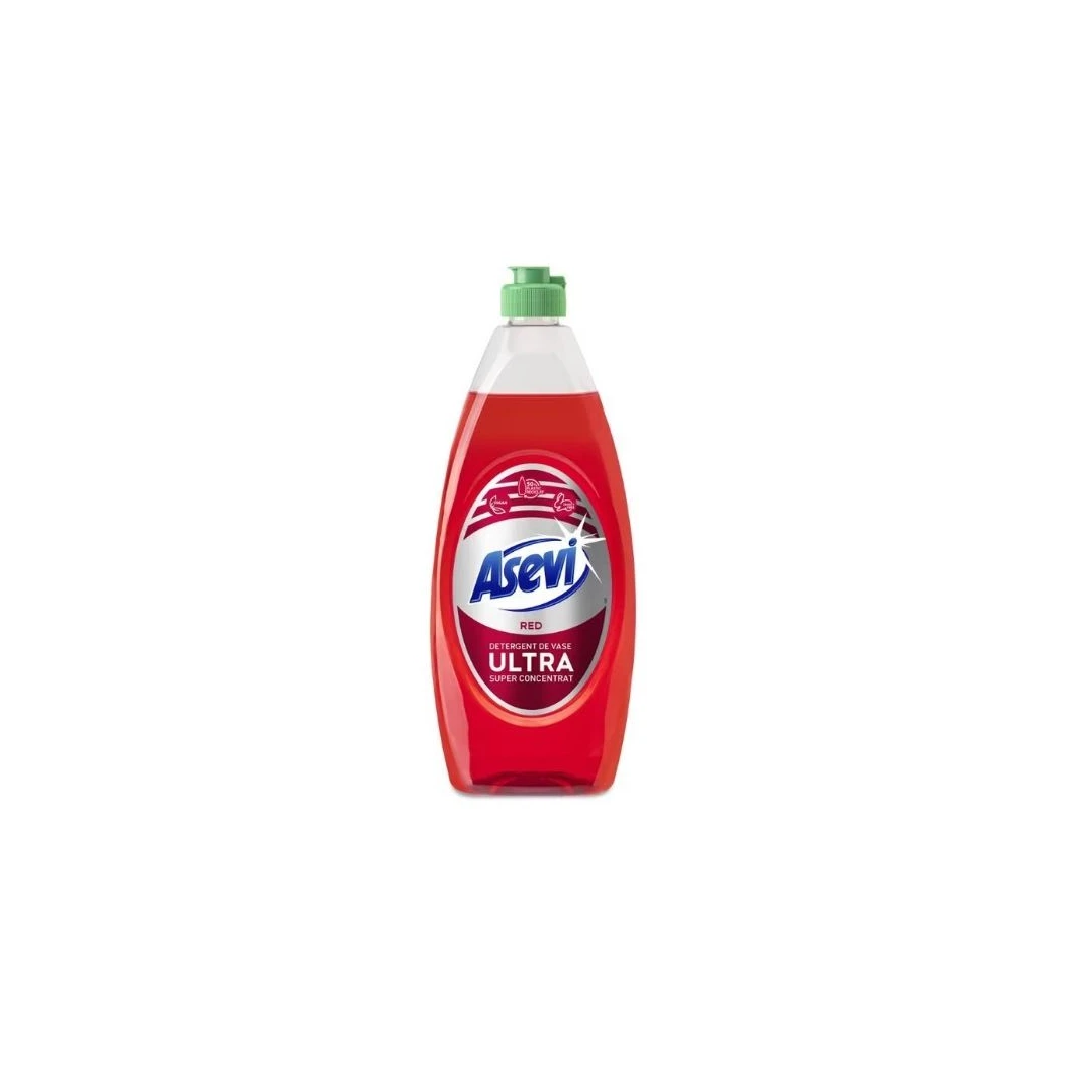 Detergent lichid vase, Asevi Ultra Red, 650 ml - 