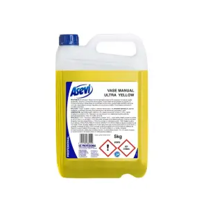Detergent Vase Manual Ultra Yellow Asevi Profesional 5KG - 
