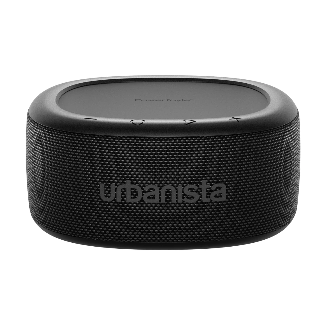 Boxa portabila Urbanista Malibu, True Wireless, incarcare solara/USB-C, 20W, Bluetooth 5.2, IP67, negru - 