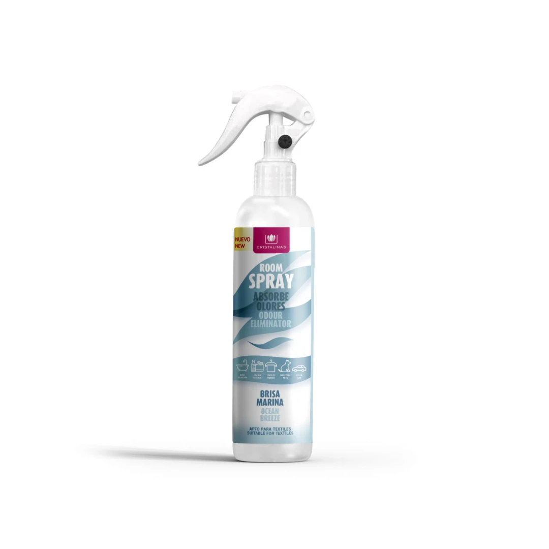 Spray „Absoarbe mirosurile” Cristalinas – Briza marina 250 ml - 