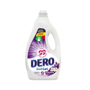 Detergent lichid Dero 2in1 Levantica si iasomie, 80 spalari, 4L - 