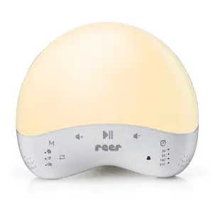 Lampa de veghe inteligenta cu 25 de sunete, multicolora, comunicare prin Wi-Fi cu smartphone, temporizator, Reer MyMagic SmartLight 52470 - 