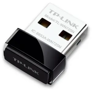 PLACA DE RETEA: TP-LINK TL-WN725N; ; WIRELESS 150 Mbps; USB - 