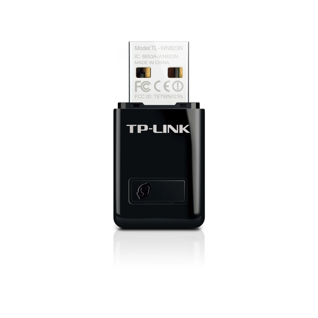 PLACA DE RETEA: TP-LINK TL-WN823N; WIRELESS 300 Mbps; USB - 