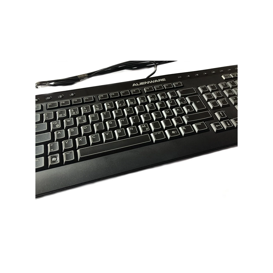 Tastatura ALIENWARE, layout: spaniola, Multimedia, USB, Negru - 