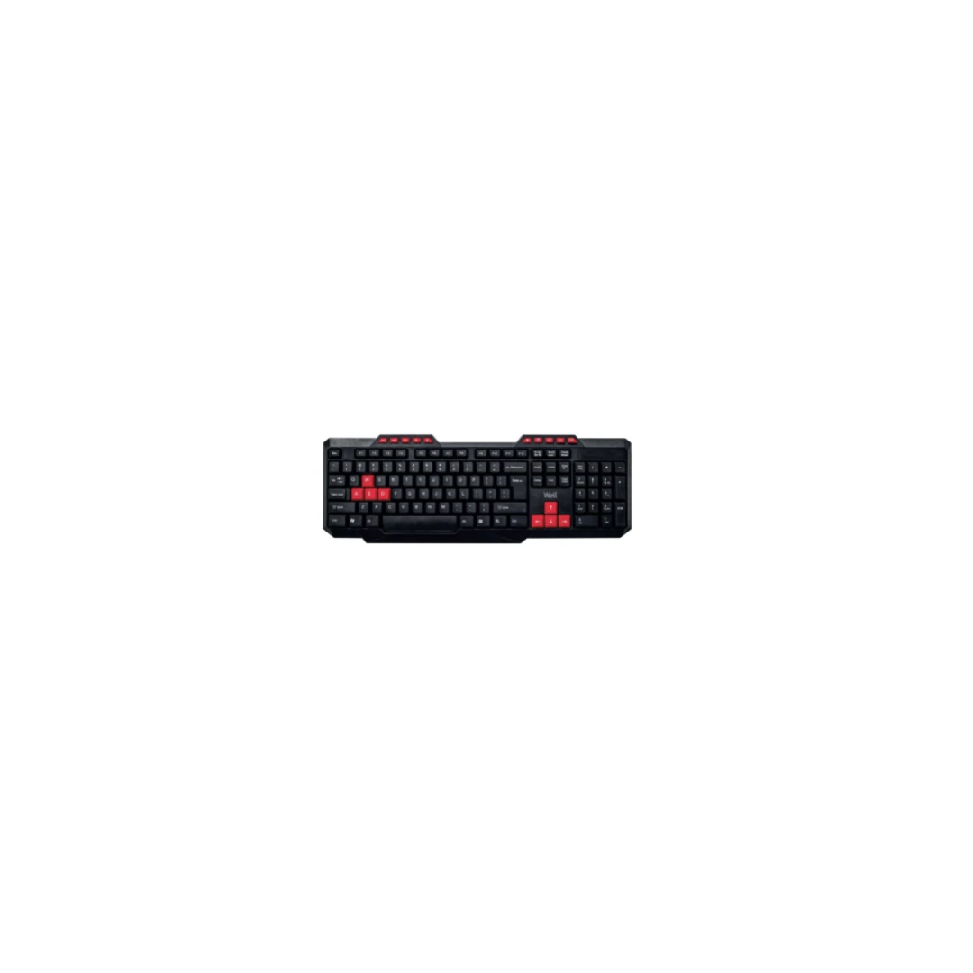 Tastatura USB multimedia Well KU003 negru - 