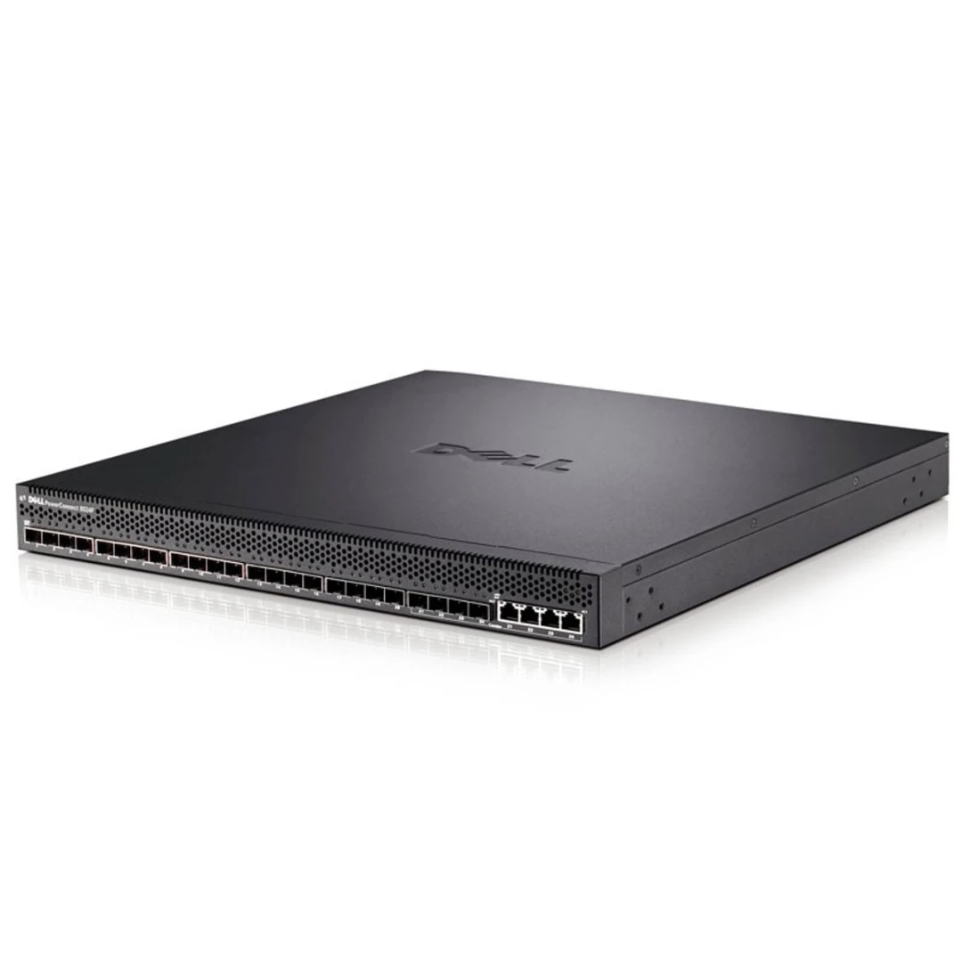 SWITCH DELL; model: POWERCONNECT 8024F; 24x SFP+ 1Gb/10Gb+ 4x Combo Ports of 100M/1Gb/10GBase-T - 