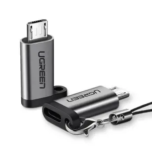 Adaptor Type-C la Micro-USB Ugreen, 480Mbps, gri, 50590 - 