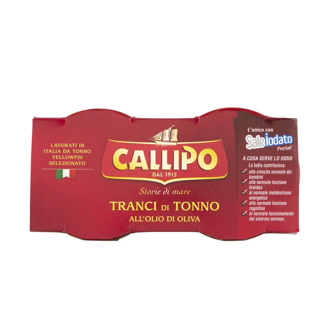 Ton in ulei de masline conserva Callipo 2*160g - 