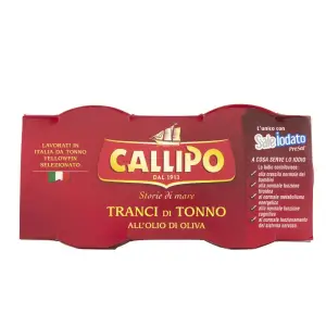 Ton in ulei de masline conserva Callipo 2*160g - 